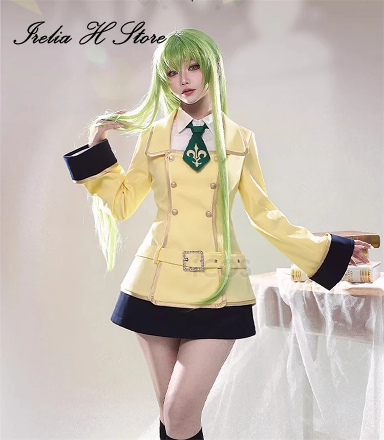 Irelia H Store C.C Cosplay Costume Anime C.C Milly Ashford School uniform JK Dress Halloween Costume