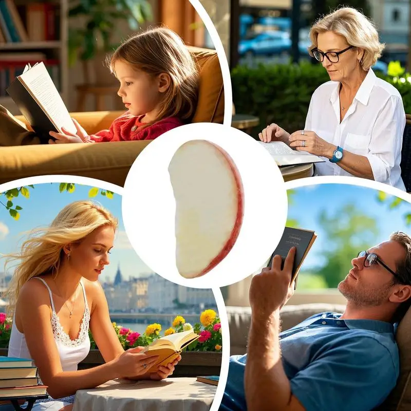 علامة مرجعية على شكل البطيخ، علامات كتاب ثابتة، ملحقات القراءة مع البطيخ الأكريليك لعشاق القراءة