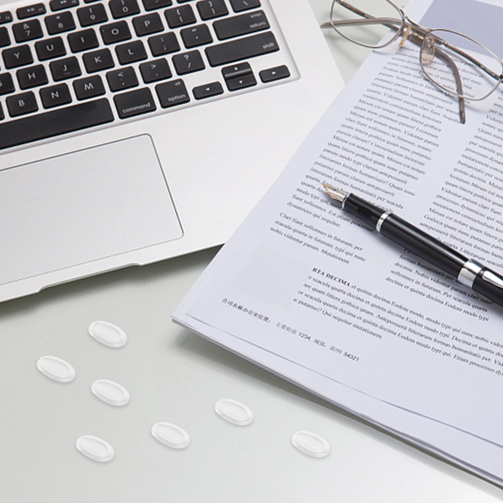 

Nose Pad For Eyeglasses Silicone Anti-Slip Comfortable Replacement Cushion Support Grips Frames Repair Kit