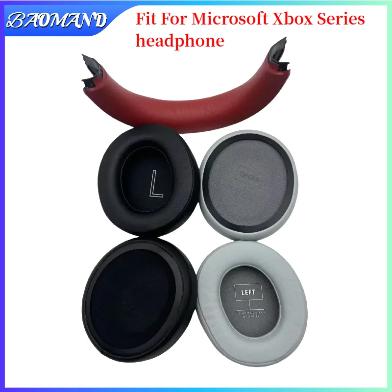 

BAOMAND Replacement Earpads Cushion For Microsoft Xbox Series Headphones Memory Sponge Sleeves Cover Case Repair Parts
