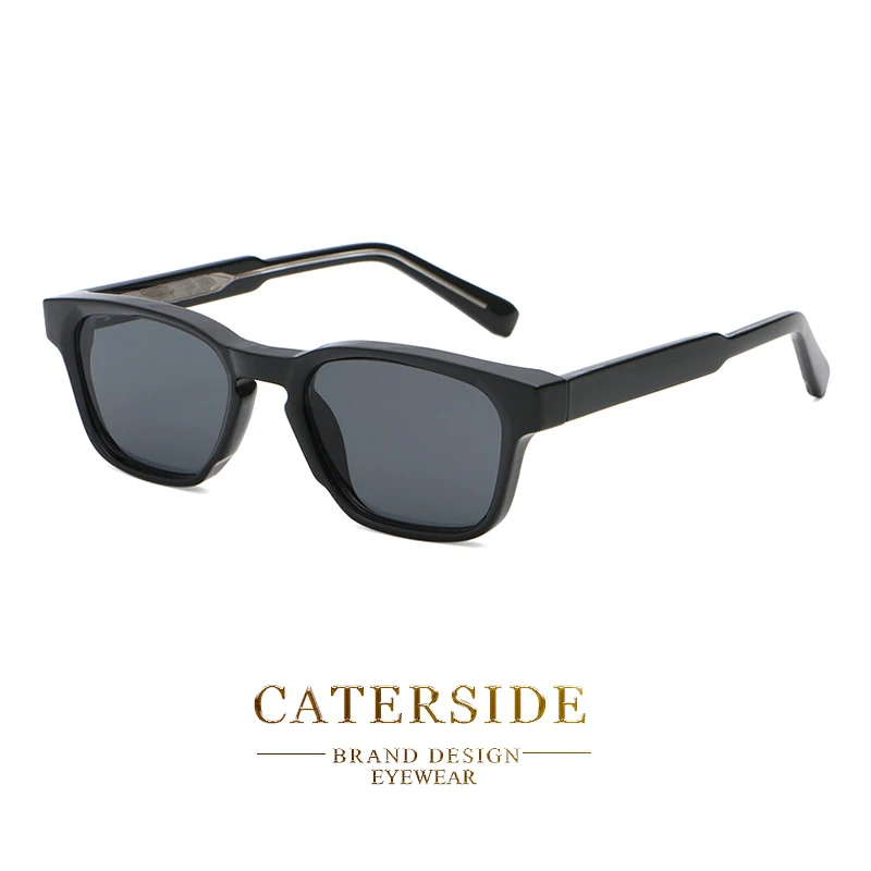 CATERSIDE Retro Quadratische Sonnenbrille mit kleinem Rahmen für Herren, Punk-Marken-Designer-Sonnenbrille für Damen, Outdoor-Reise-Party-Brillen, bestes Geschenk – Detail 8