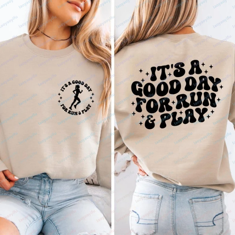Run Club Sweatshirt Shirt for Runners Gift for Joggers Fitness Lover Top Wellness Swag Shirt Self Care Club Jogging Tops Y2k