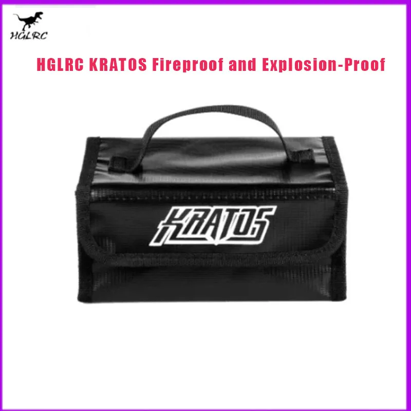 HGLRC KRATOS Fireproof and Explosion-Proof Battery Safety Bag Lipo Rechargeable Tote For FPV Crossing Machine TATTU Gens Battery