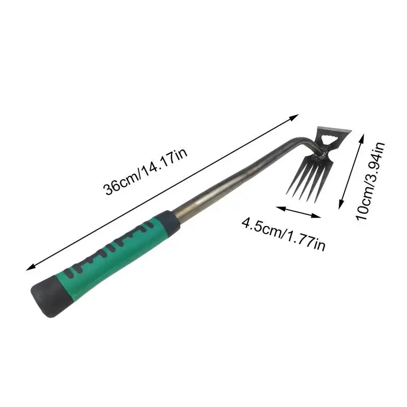 2 In 1 Manual Weeds Remover Tool Grass Rooting Loose Garden Gardening Puller Removal Weeding Tool Hand Shovel Soil