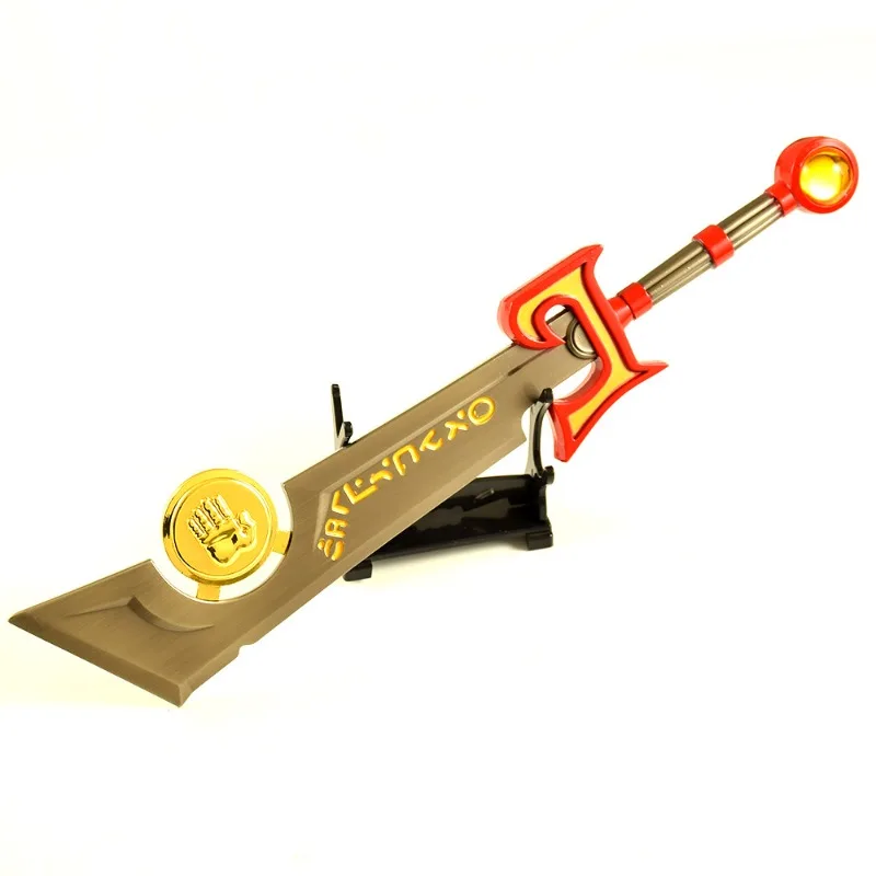 New 30cm World of Warcraft Corrupted Ashbringer Magni Bronzebeard Tirion Fordring Metal Desktop Model Collection for Gifts Toys