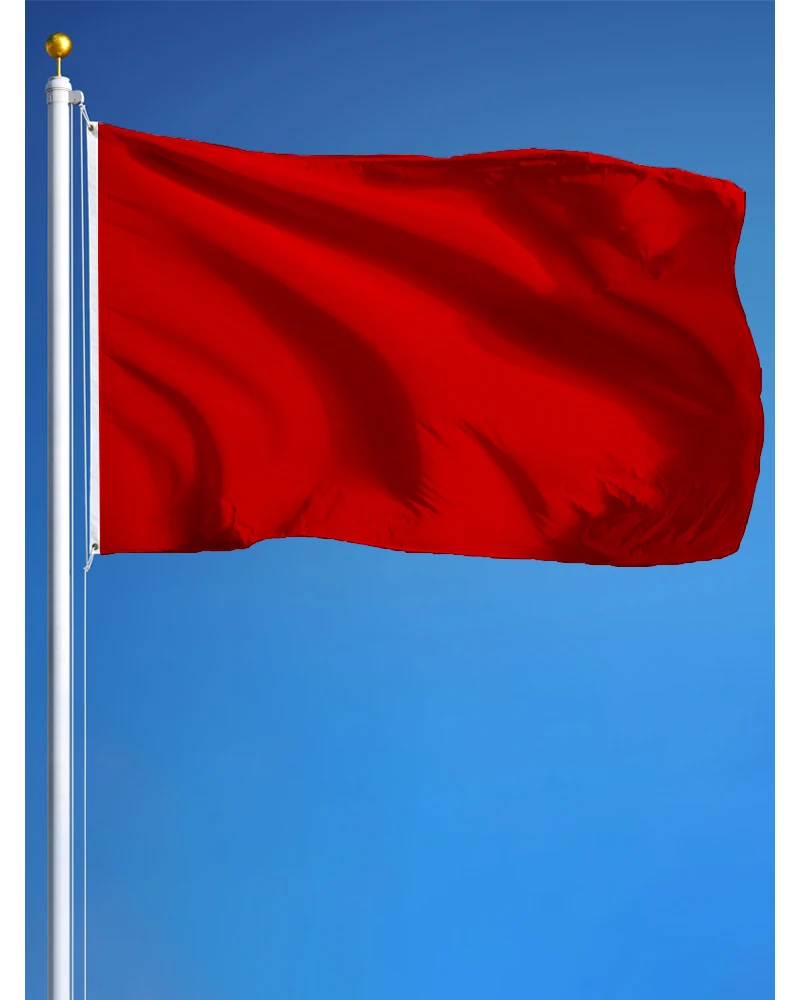 90x150cm 3×5FT Red Flag Banner Tapestry