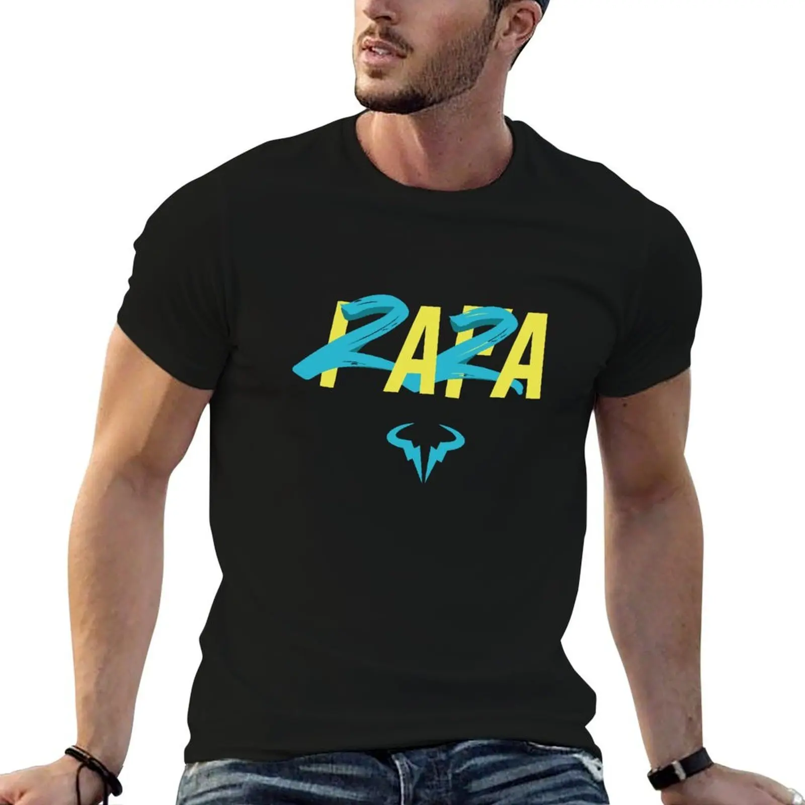 

rafa 22 T-Shirt man t shirts for men printed t shirts for man funny t shirts cotton T-shirt