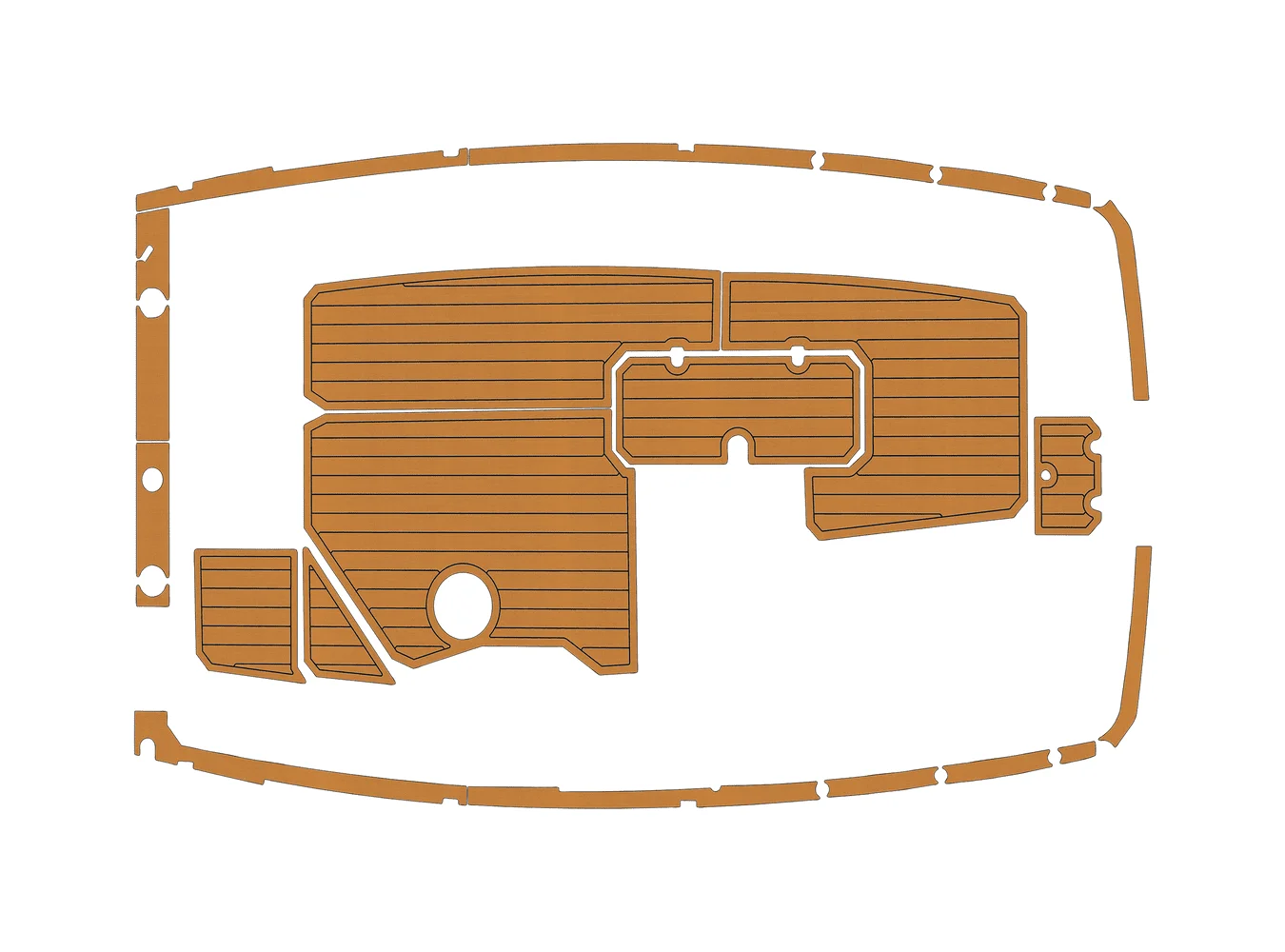 

2020 Starcraft 191 svx 1/4 дюйма, 6 мм, пена EVA, нескользящий морской коврик из тикового дерева, морской коврик 1,3ek, водный ковер, морской пол