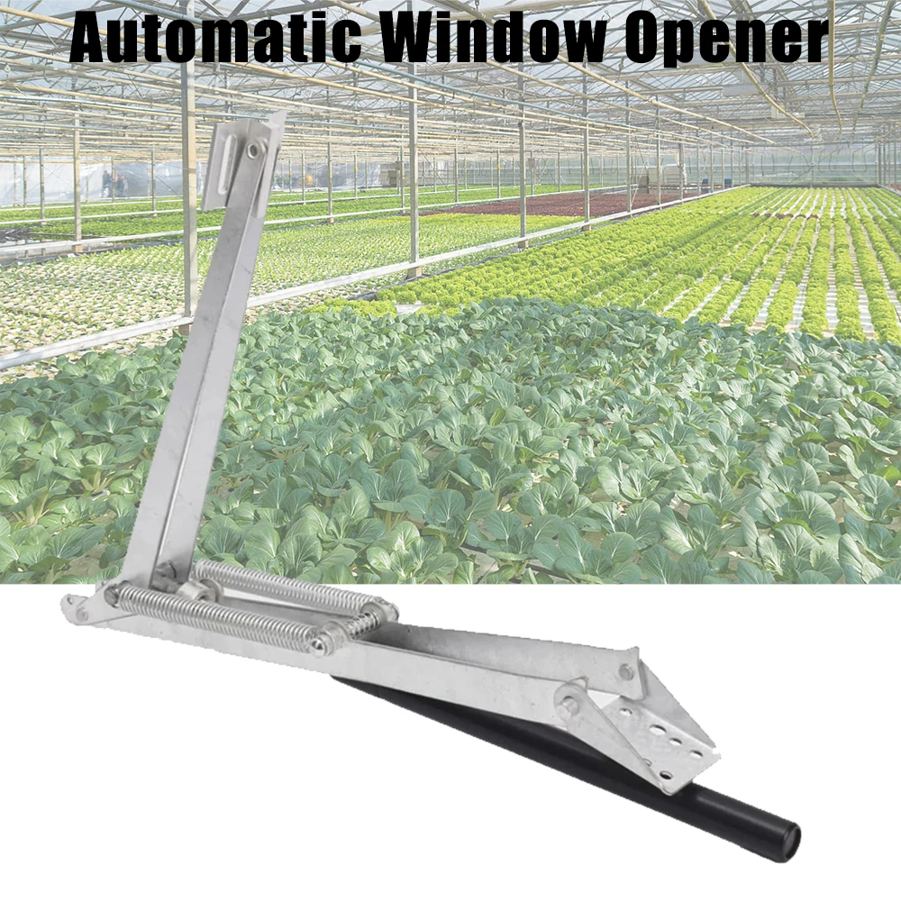 Ventilation Of Greenhouse Garden Tool Aluminum Automatic Solar Heat Sensitive Double Spring Vent Window Opener