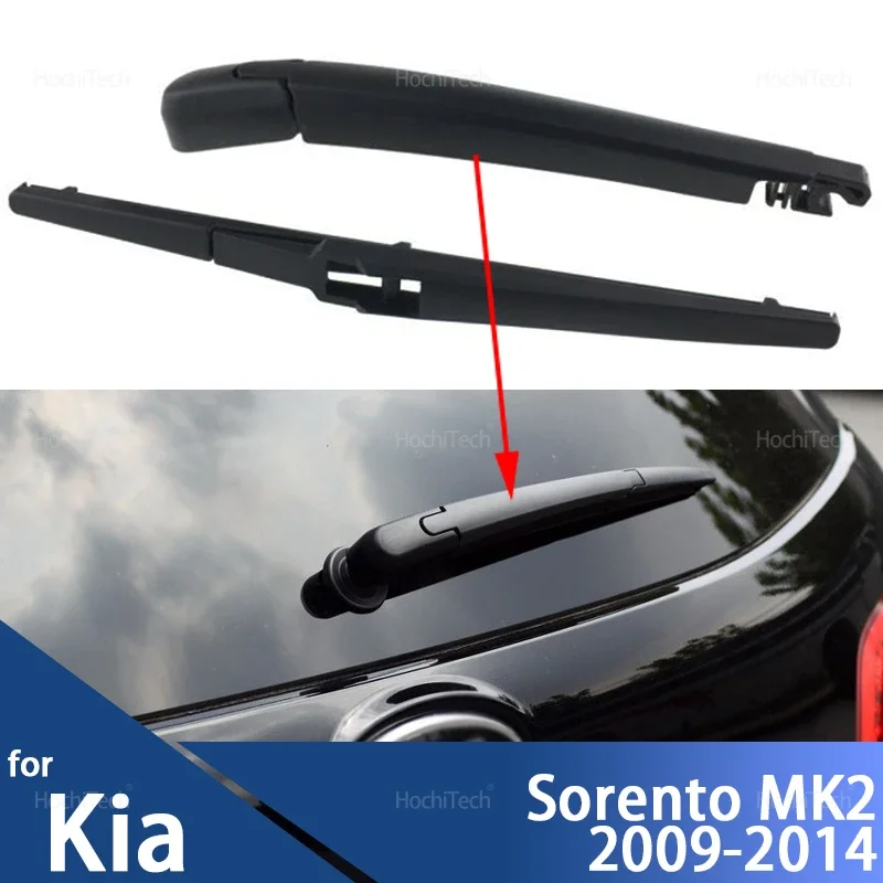 Für Kia Sorento MK2 2009-2014 988152P000 Autozubehör Heckwischermotor-Verbindungsarm mit Wischerblatt – Langlebiges ABS-Gehäuse