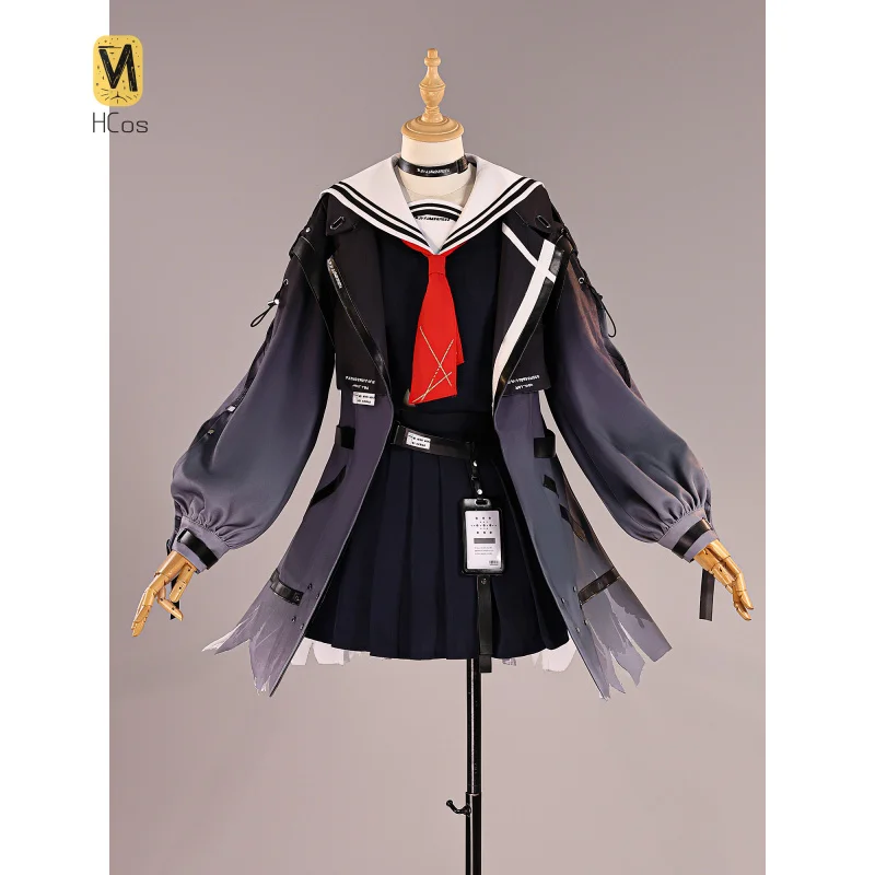 

Wuthering Waves CHISA Косплей Костюм JK Униформа Хэллоуин Карнавал Вечеринка Рождественская одежда для ролевых игр Одежда для женщин HCos