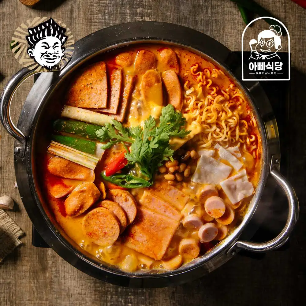 Nongpobudae Tteokbokki, Marca Tradicional de 37 Años, 600g, 3 Paquetes (+1 Paquete de Ramen Sari) y Otros Paquetes de Experiencia Nongpobudae