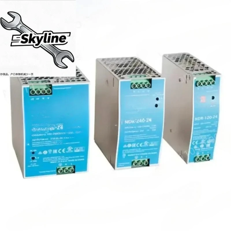 Suitable for MEAN WELL NDR-75 120 240 12V 24V 48V Single Output Industrial DIN Rail Power Supply