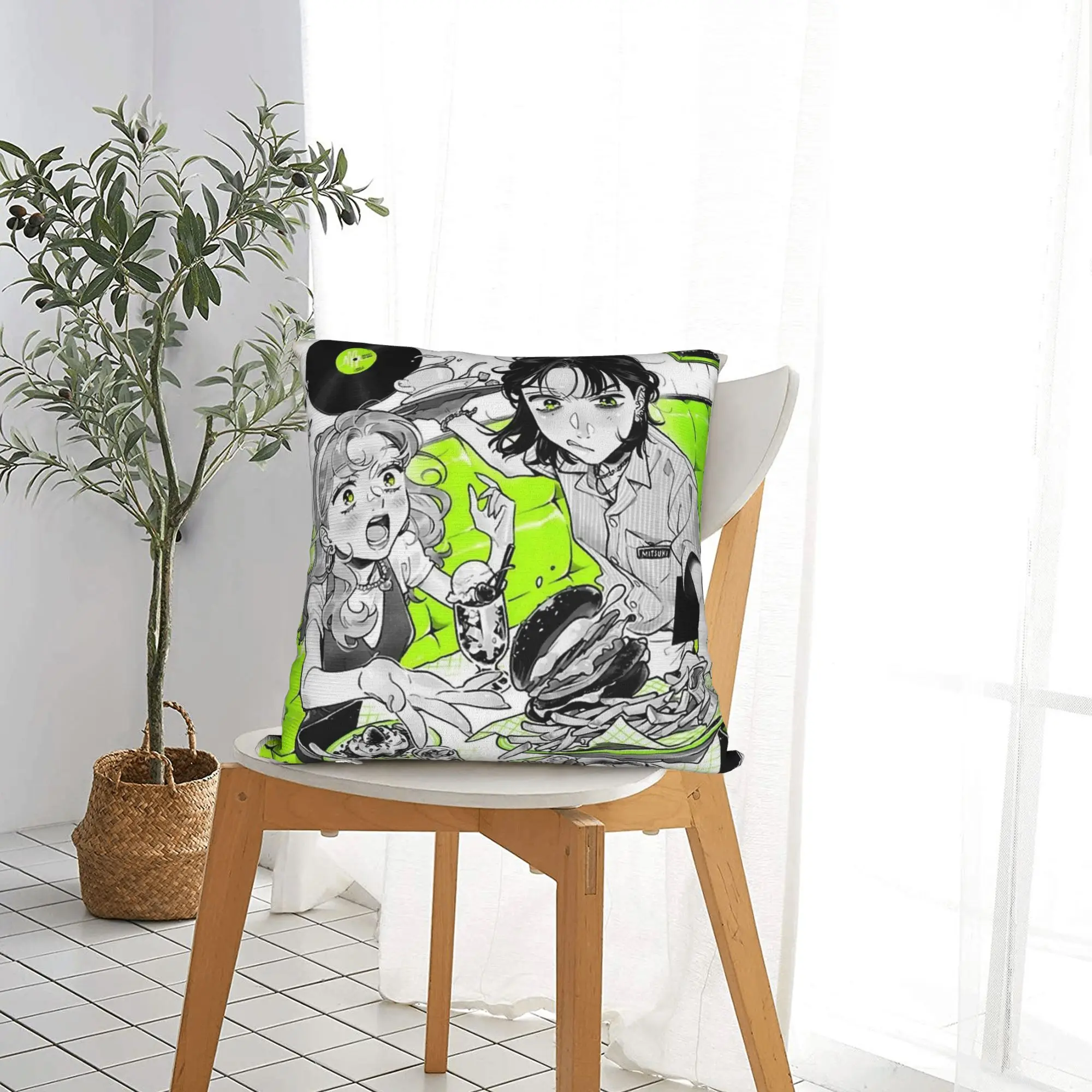 The Guy She Was Interested in Wasn't a Guy At All Square Pillow Case  Cushion Covers Awesome Decor Pillowcase for Home 40*40cm