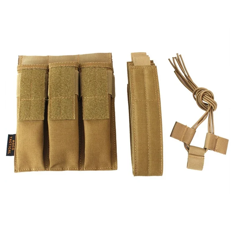 

Тактический подсумок для магазинов MP5 Molle, тройной подсумок для пистолетных магазинов, сумка-аксессуар для жилета, держатель для магазинов AR-946, PAMG, PS90, MPX