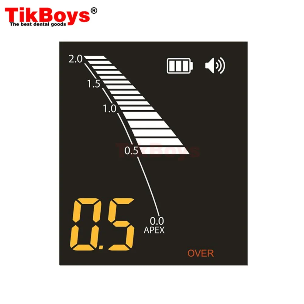 محدد قمة اللبية للأسنان ، إندو طب الأسنان ، شاشة LCD ، أداة قياس طول قناة الجذر لطبيب الأسنان ، المعدات