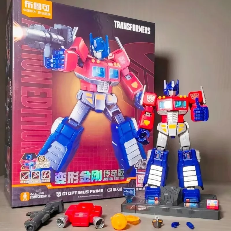 Blokees originais transformação optimus prime sentinela prime edição lendária ação origem série robô montagem brinquedos presentes