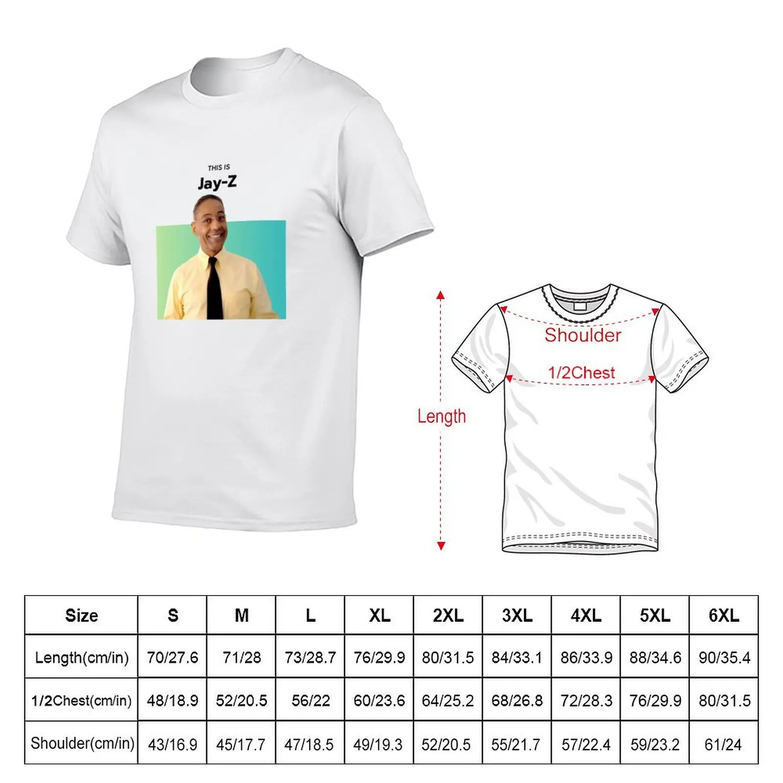 This Is Jay-Z Gus Fring Breaking Bad Music T-Shirt anime plain tops graphic tee shirt mens clothing