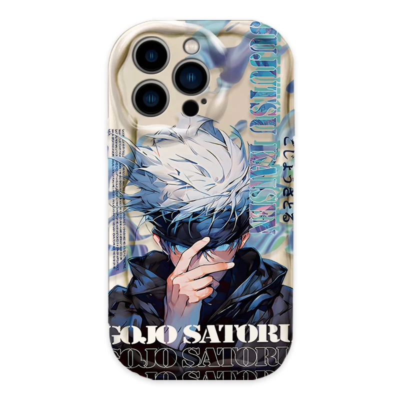Чехол для телефона Jujutsu Kaisen с аниме для iPhone 17 Air 16 15 14 13 12 11 Pro Max Plus 16E XR XS X 7 8 Противоударная силиконовая задняя крышка