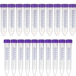 15ML/50ML Plastic Centrifuge Tube EP Pipe Screw Mouth Pointed Bottom with Scale Learning Experimental Equipment Consumables