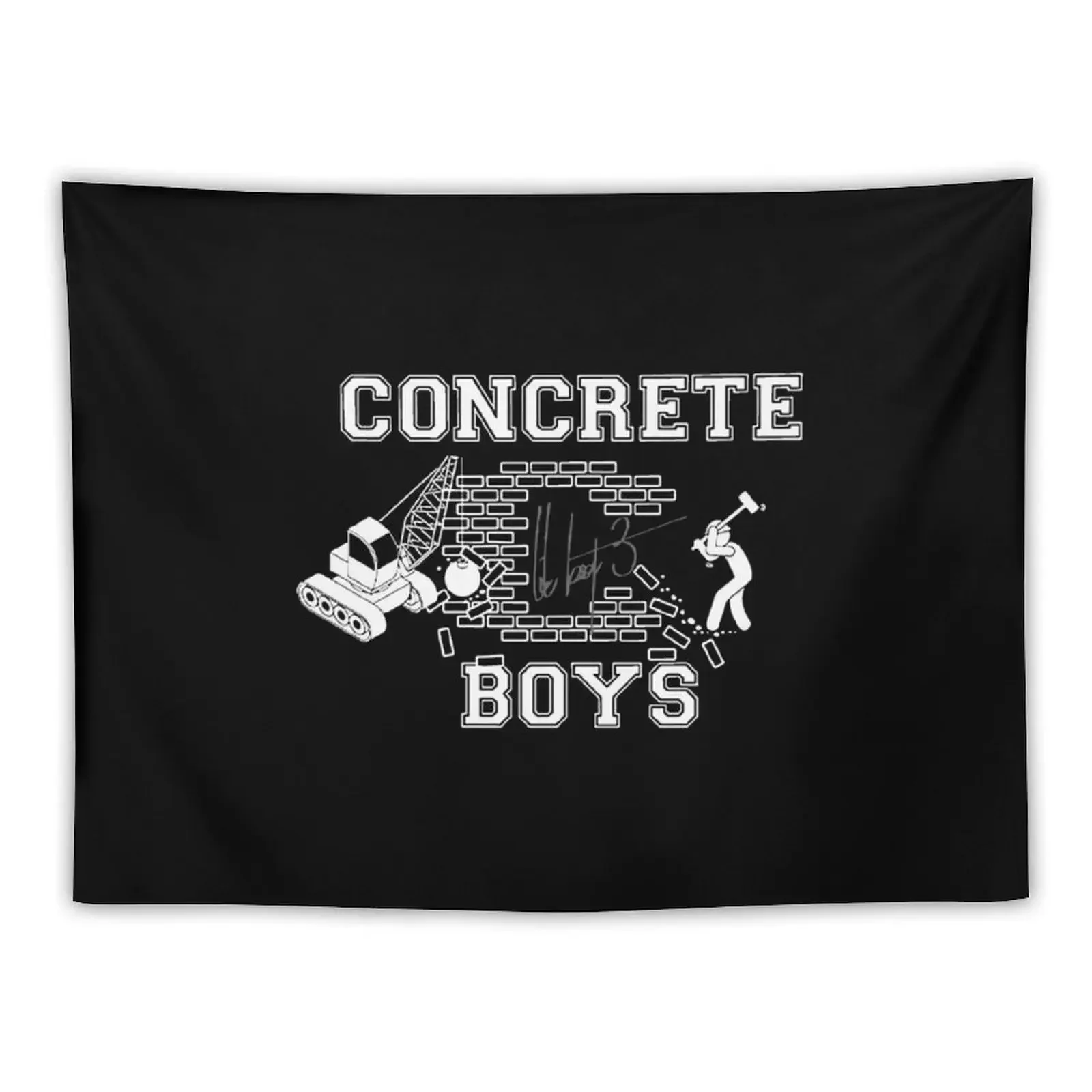 

concrete boys Tapestry Room Ornaments Room Decoration Korean Style Home Decor Aesthetic Tapestry