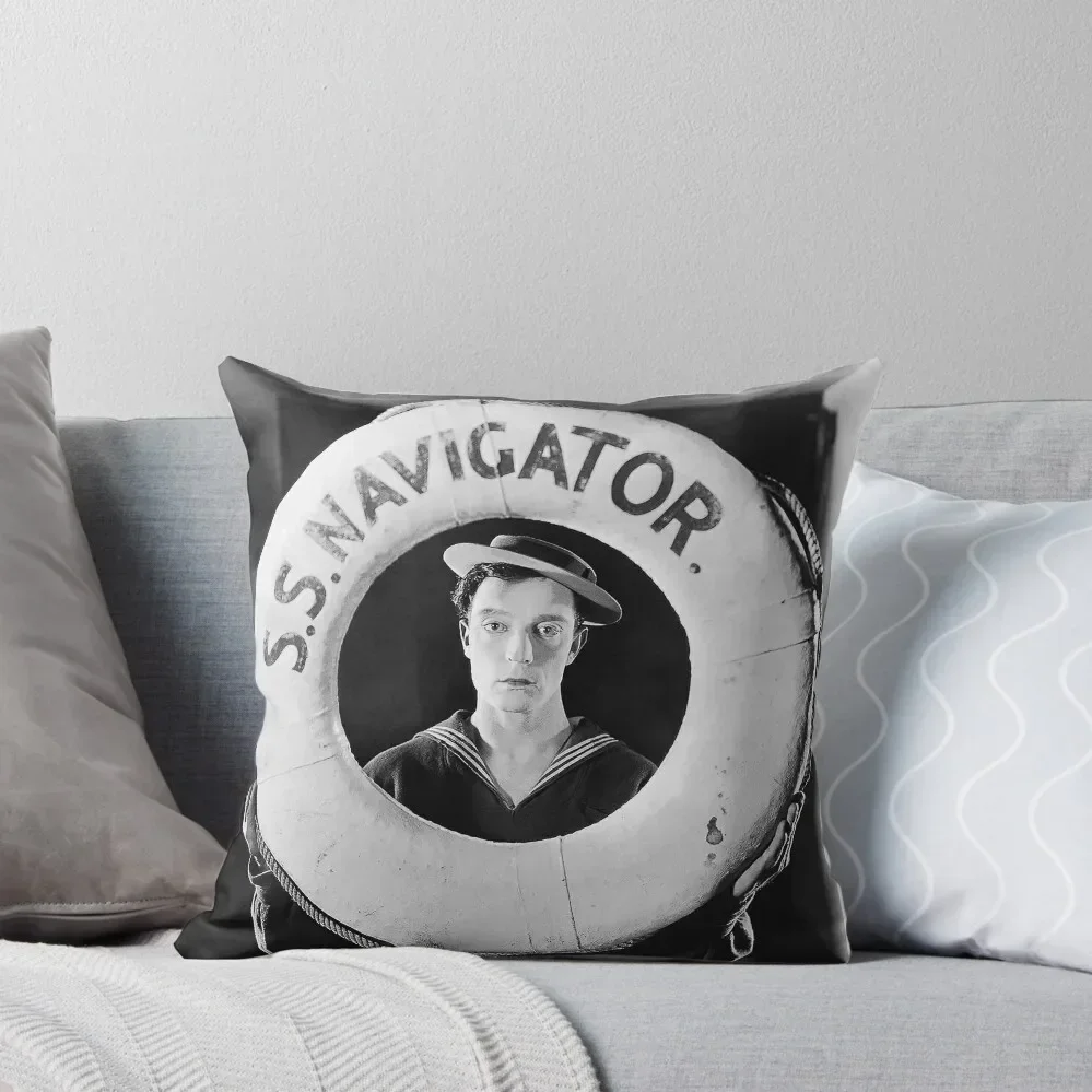 

Buster Keaton Throw Pillow Sofa Cushion Cover Pillow Decor Pillowcase Cushion pillow