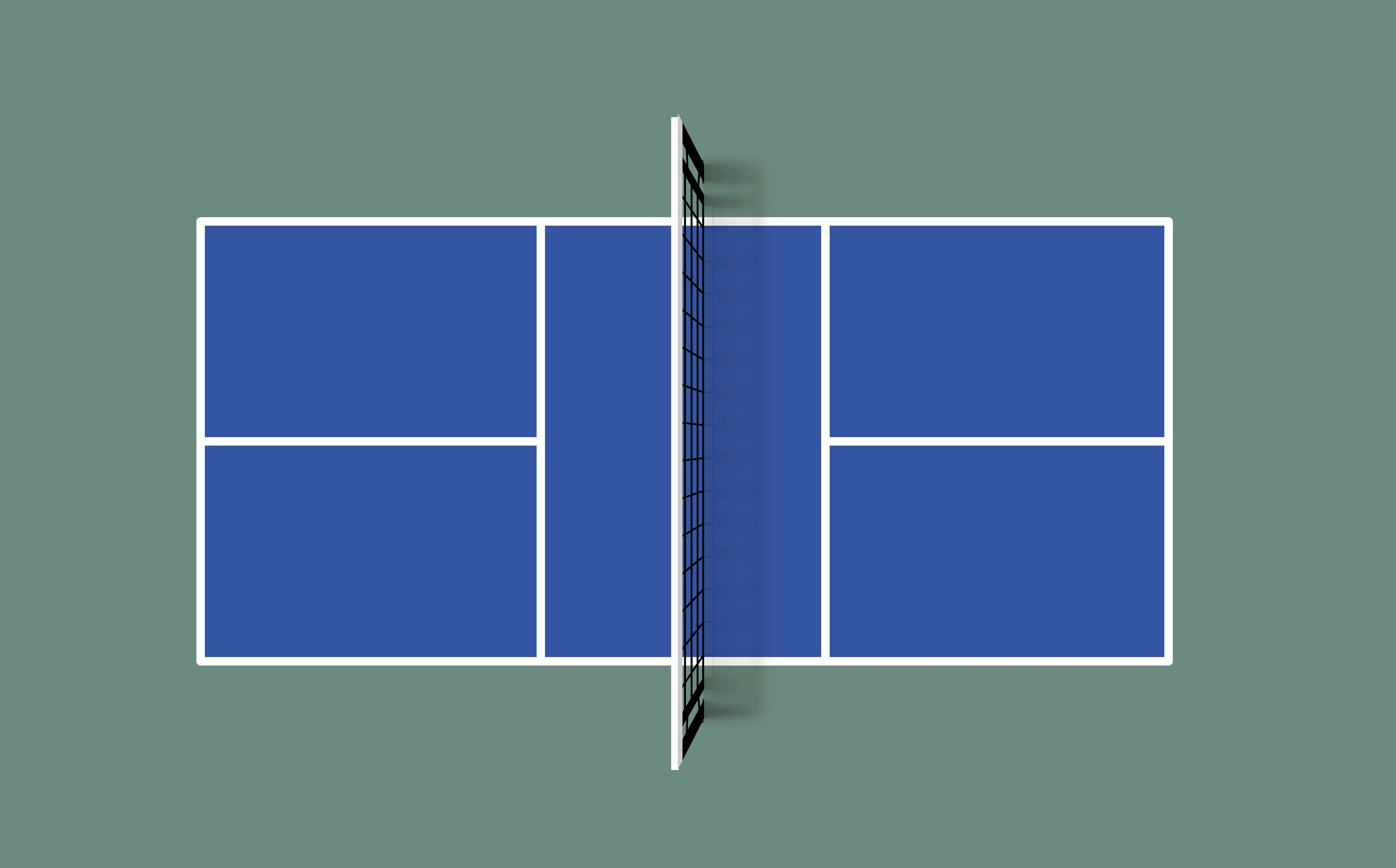 China the Whole Pickleball Court Custom Pattern Pickball Court
