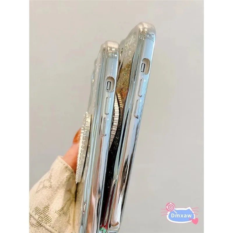 غطاء مرآة ماسية بتصميم بسيط من الأميرة ، جراب هاتف لفيفو Y20i ، Y20S ، Y20T ، Y11S ، Y12A ، X100 ، X90S ، X80 ، X70 ، X60 ، X50 ، X30 برو #6