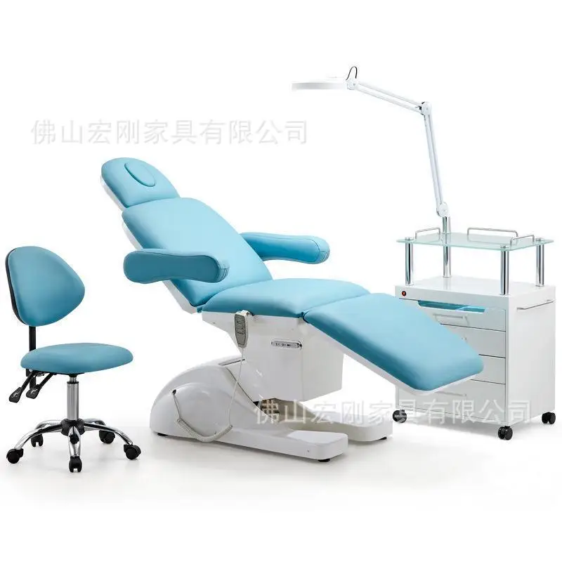 Massage Table Round Barber Chair Wheels Nails Salon Reclining Styling Chairs Hairdressing Sedia Da Barbiere Furniture