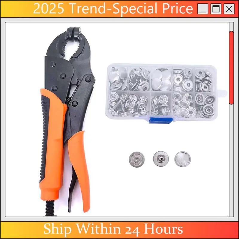 

The New With Snap Button Set Parts For Boat Covers Canvas Adjustable Pliers For Snap Buttons Snap Fastener Kit