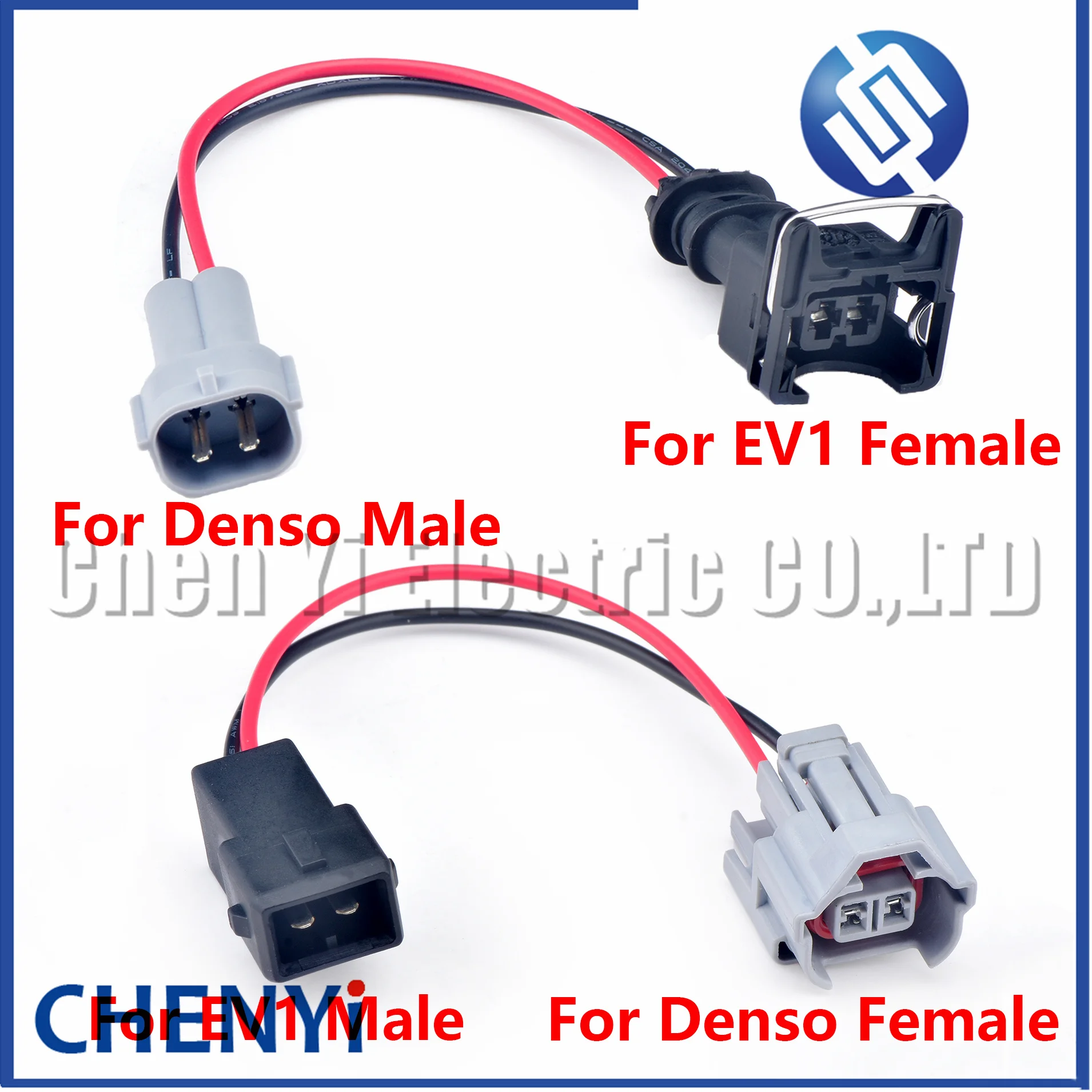 1 Pcs Fuel injector Adapters Harness Connector For Denso to EV1 Bosch Jetronic Male Female convert Wired Adapters Harness Wiring