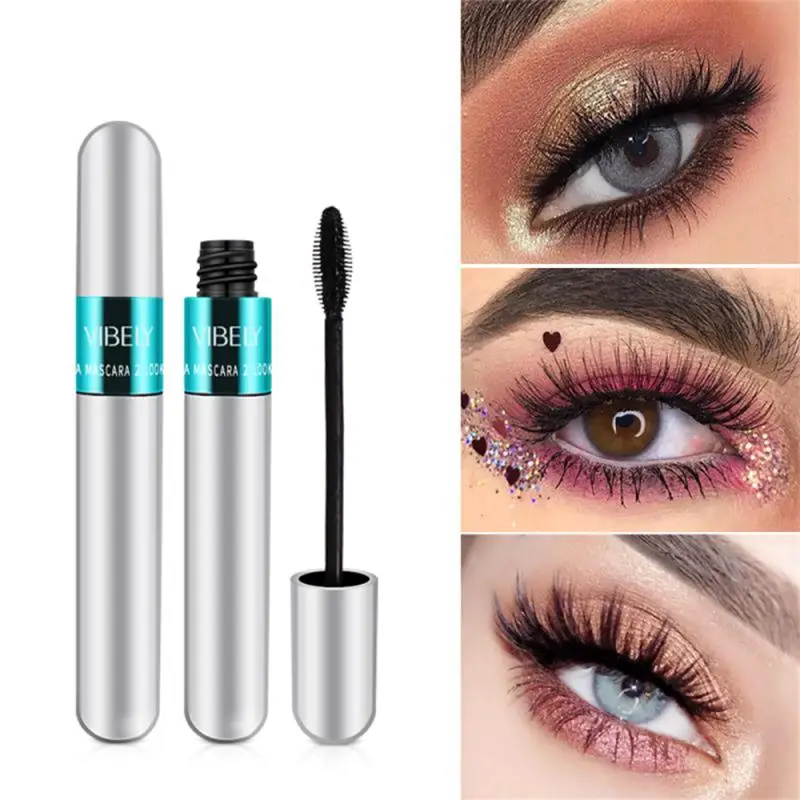 4D Silk Fiber Lash Mascara Waterproof Rimel 3d Mascara For Eyelash Extension Black Thick Lengthening Eye Lashes Beauty Cosmetics