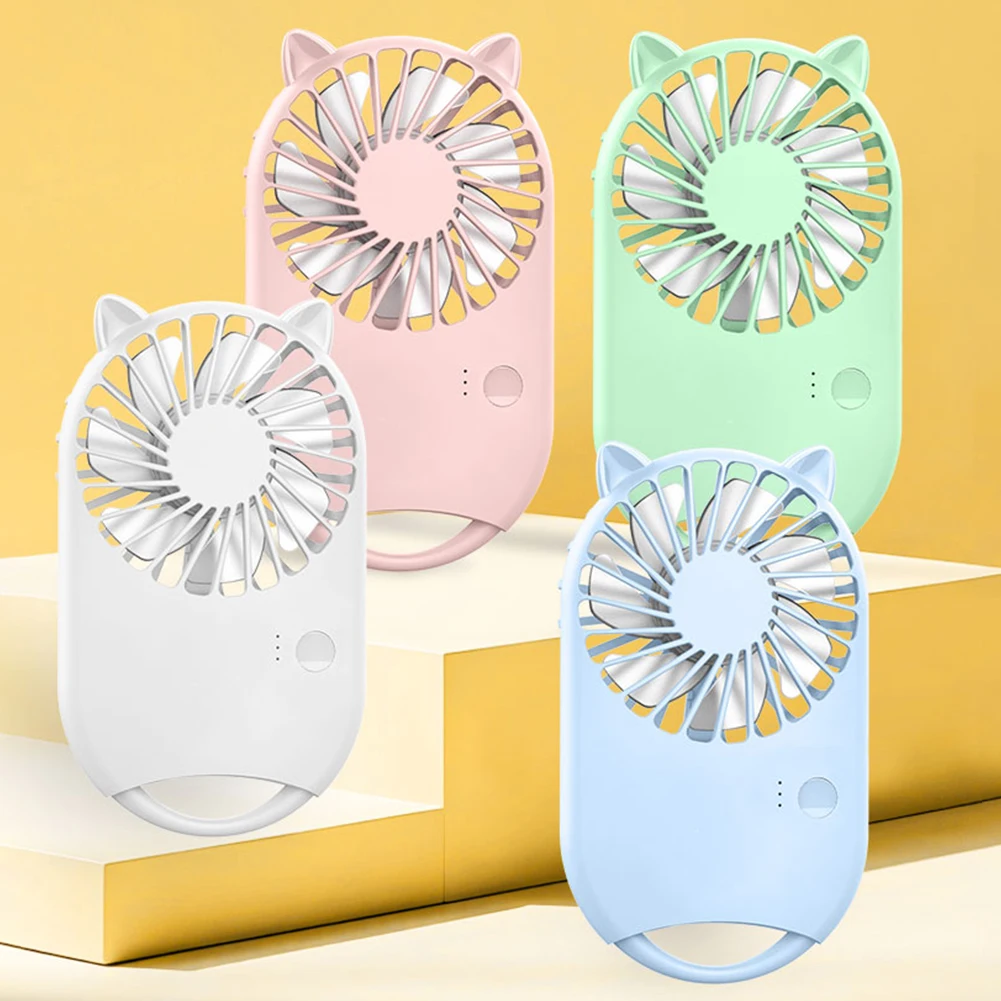 

Мини-портативный вентилятор с 3 скоростями, ручной, USB-перезаряжаемый, персональный вентилятор для путешествий, летний подарок для женщин и девушек
