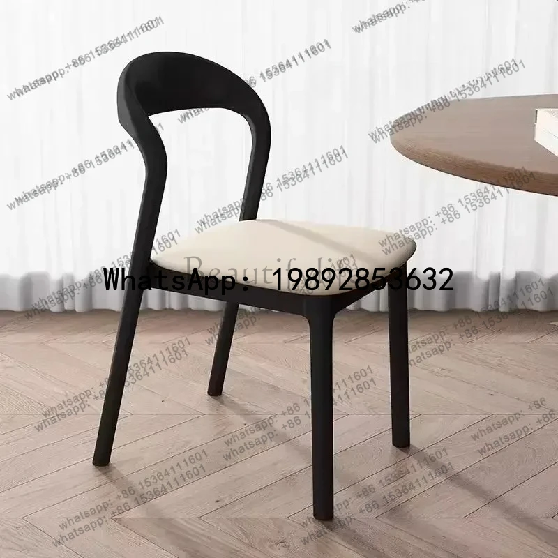 

X5 Luxury Backrest Bar Stools Nordic Solid Wood Fashion Design Bar Chairs Ergonomic Modern Unique Sillas Trendy Furniture
