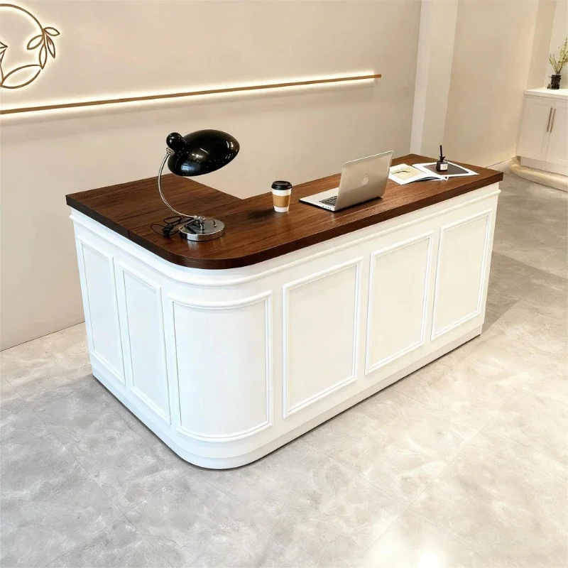 Lectern Reception Desk Podium Standing Hairdresser Projector Reception Desk Market Acrylic  Mostrador De Tienda Furniture