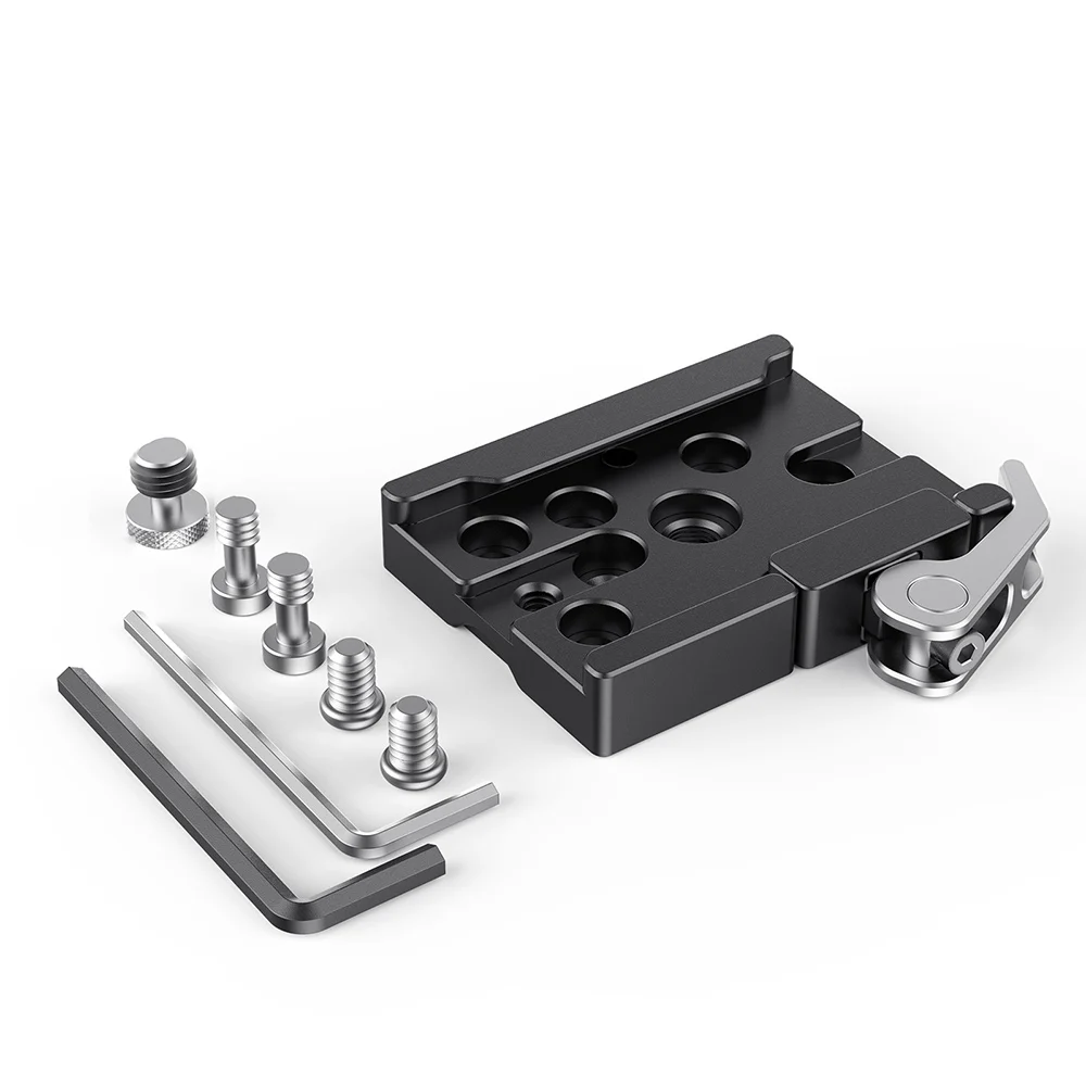 SmallRig Arca-type Camera Mounting Plate Tripod Mounting Arca Plate for Tripods DSLR Cage Quick Release Clamp 2143