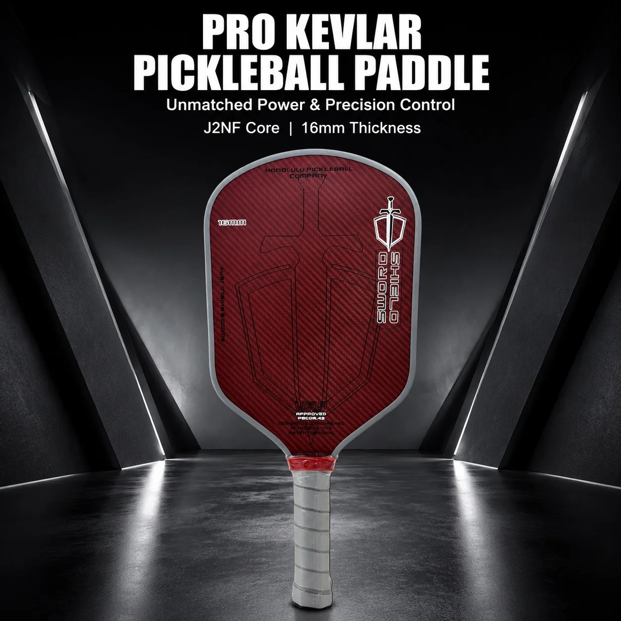SONGYI Premium Kevlar Carbon Fiber Pickleball Paddle Hybrid Pickleball Racket 16mm Thermoformed Core for Pro-Level Control Power