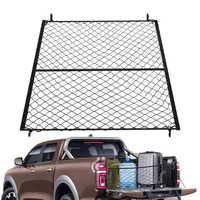 1.1x1.2m Truck Bed Net Single Layer Elastic Cargo Net Stretchable Mesh Organizer for Pickup for Daily Light Loads of Trucks