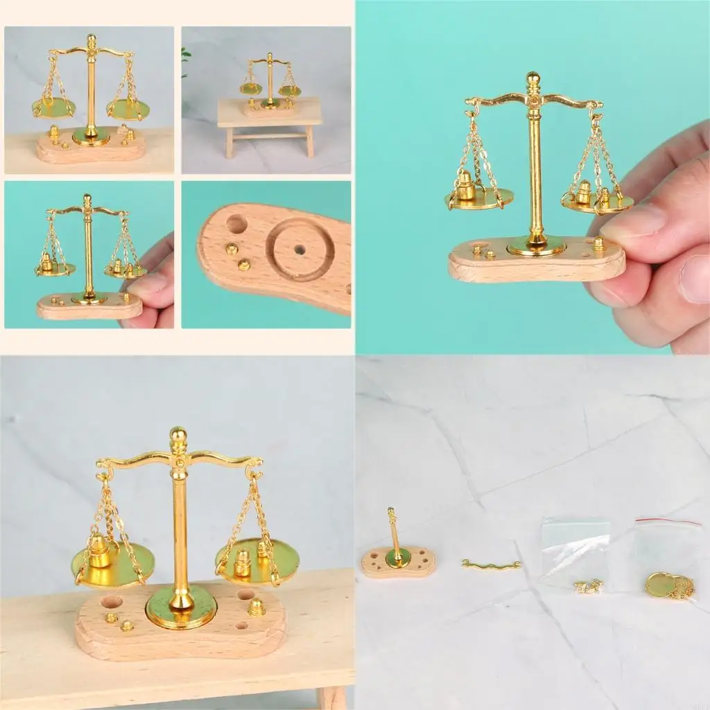 

Ностальгическая миниатюрная балансирующая модель, фигурка для 1/12, украшение сцены кукольного дома, улучшает детскую творческую