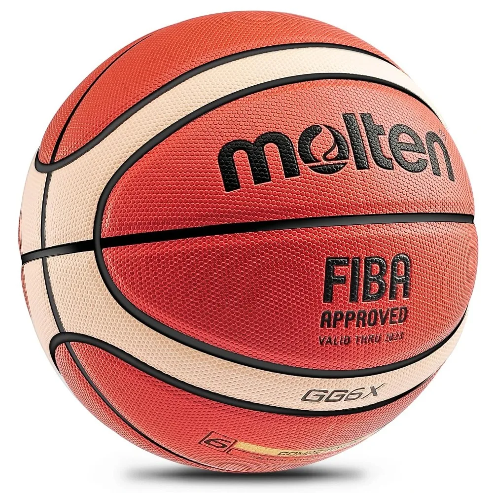 

Molten-PU SIZE 6 gg6x Basketball Standard Ball, Training Ball, Official Certification, Competition, Men and Women's, SIZE6