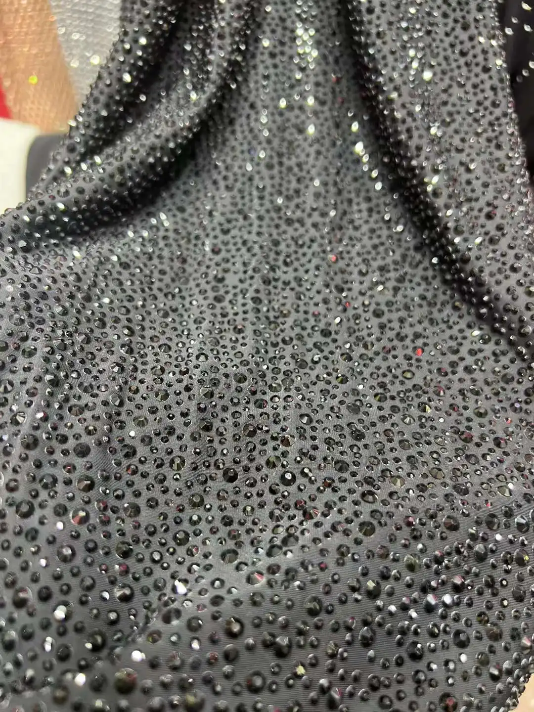 Luxury African Stones French Nigerian Lace Fabric Lace Fabric 2024 High Quality For Wedding Dress