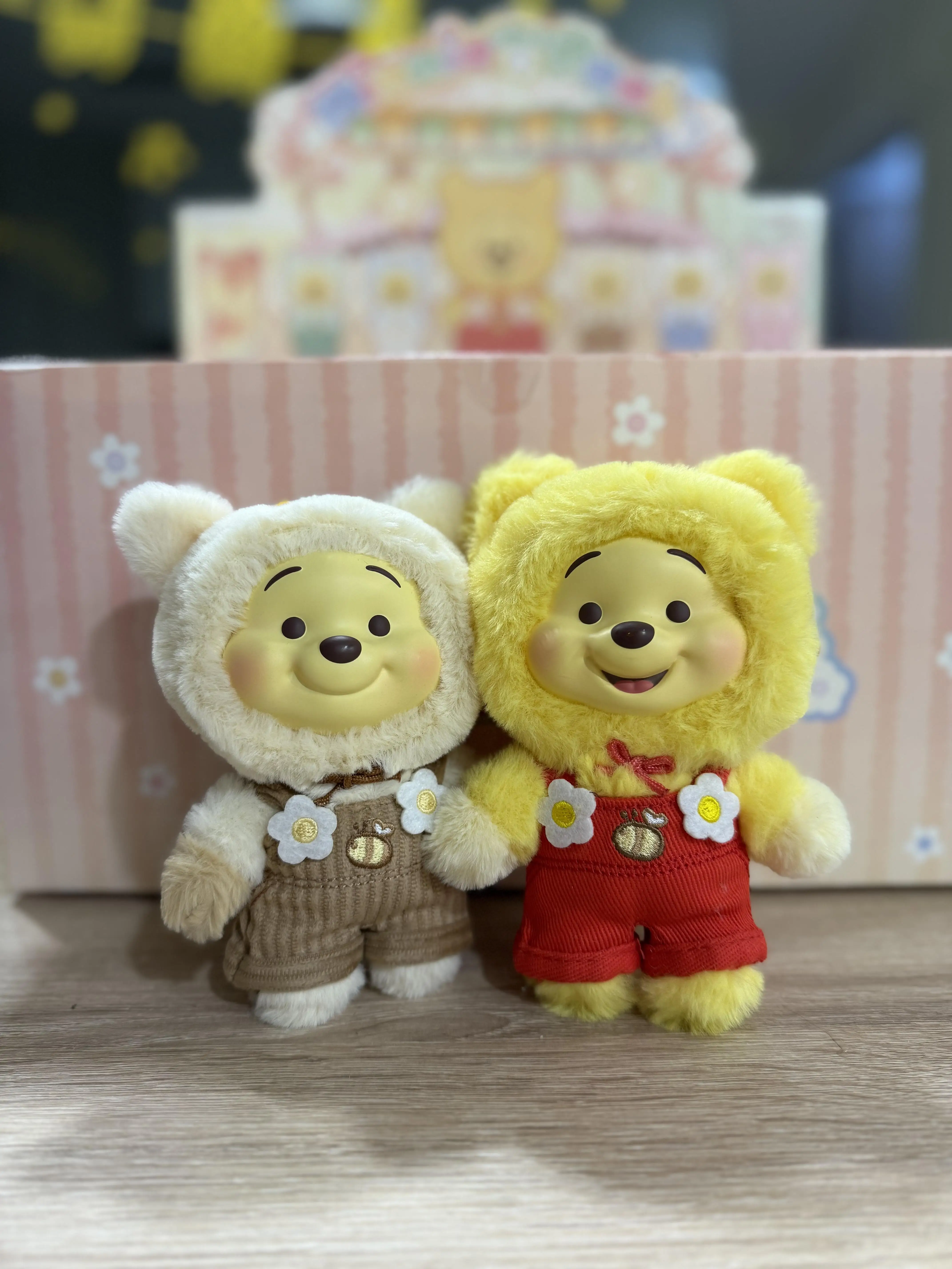 New Disney Winnie the Pooh Candy Series Blind Box Cute Vinyl Face Pendant Pupu Bear Doll Bag Pendant Holiday Gift