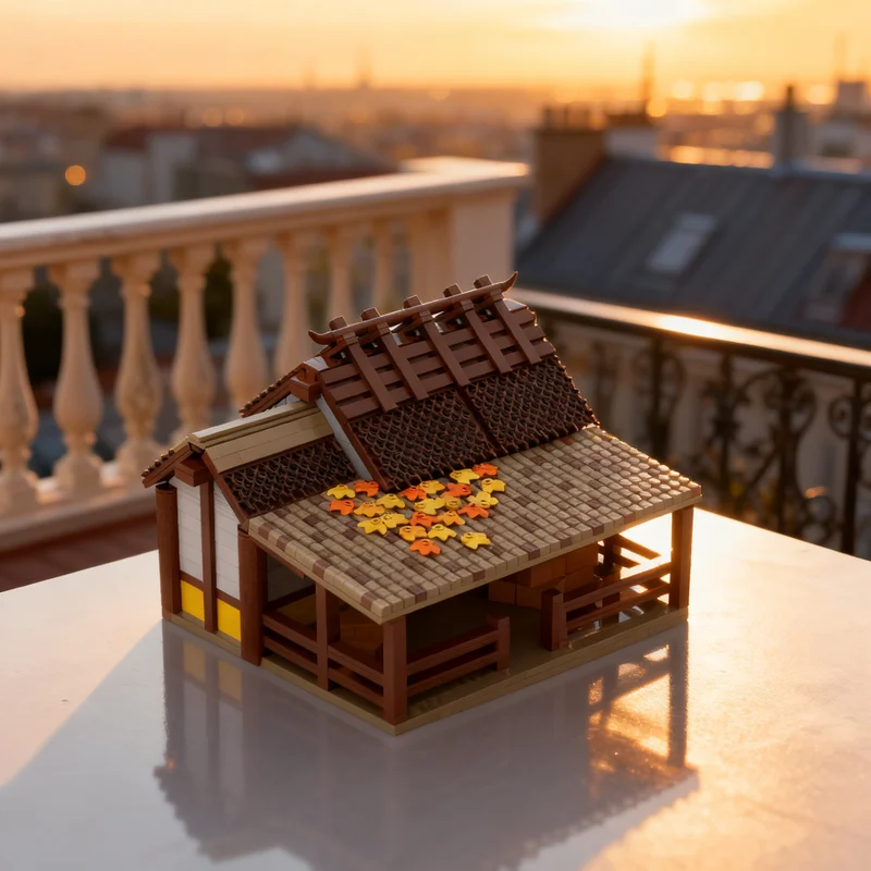 

3064pcs MOC Age Of Empires House East Asian Games Model Building Blocks Creative DIY Gift Display Decor Assemble Premium Adult