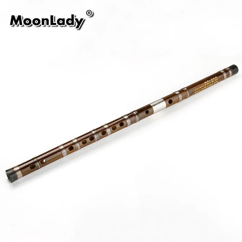 Professional Chinese Bamboo Transverse Flute Musical Instrument Of C\\D\\E\\F\\G Key 6 Hole Bass Huaisu Dual Plug Dizi