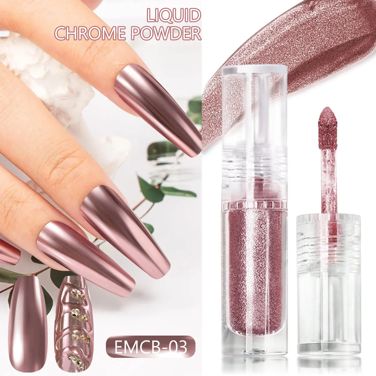 VOKY 1/6 قطعة كريم مسحوق مرآة سحرية لفن الأظافر بالليزر فائق السطوع والملون، مناسب لفن الأظافر بنفسك أو كهدية