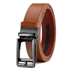 New Metal Anti Pull Square Buckle, High-quality Multi-color Optional Cowhide High-end Men's Business Belt/waist Belt