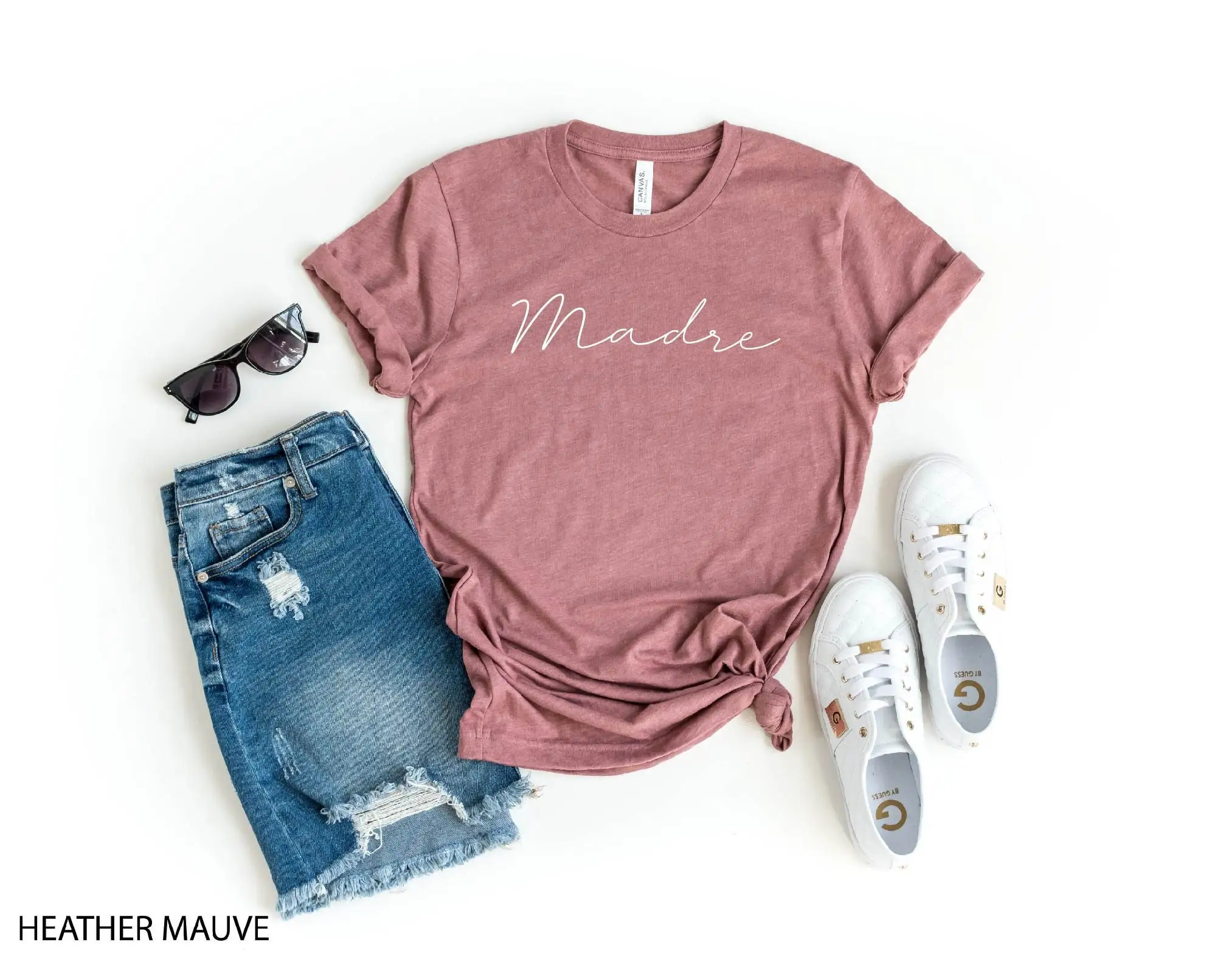 Madre T Shirt Mom life Handwriting for Moms Mothers Day Trendy Cool