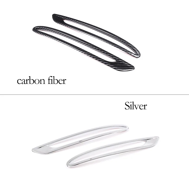For Mercedes Benz C Class W206 2022 2023 2024 2025 Rear Fog Lamp Cover Frame Sticker Trim Exterior Light Accessories Car Styling