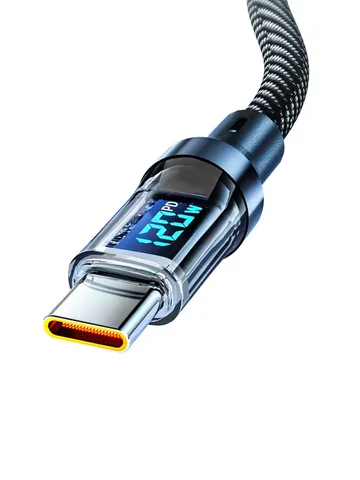 NNBILI 120W Type C to Type C Cable Phone Super Fast Charging Cable With LED Display USB To Type-C Data Cord For huawei oppo vivo