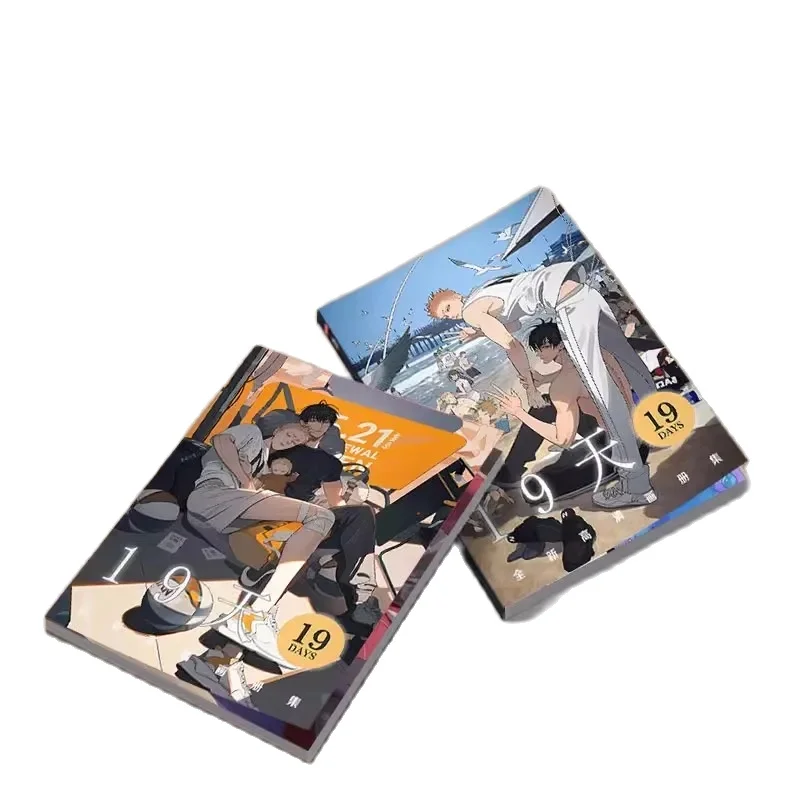 حامل أكريليك قديم من Xian مكون من 19 يومًا - شارة كتب الصور الفوتوغرافية Mo Guanshan He Tian وعنصر هدية تنكرية لبطاقة الصور